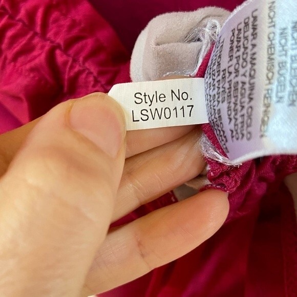 Lole Side Tie Ruching Hem Long Sleeve Printed Top - Picture 14 of 15